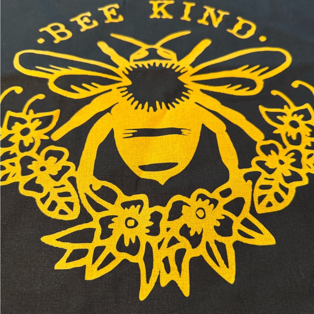 🐝 Black and Yellow Bee Kind Tote - NWT - Picture 4 of 5